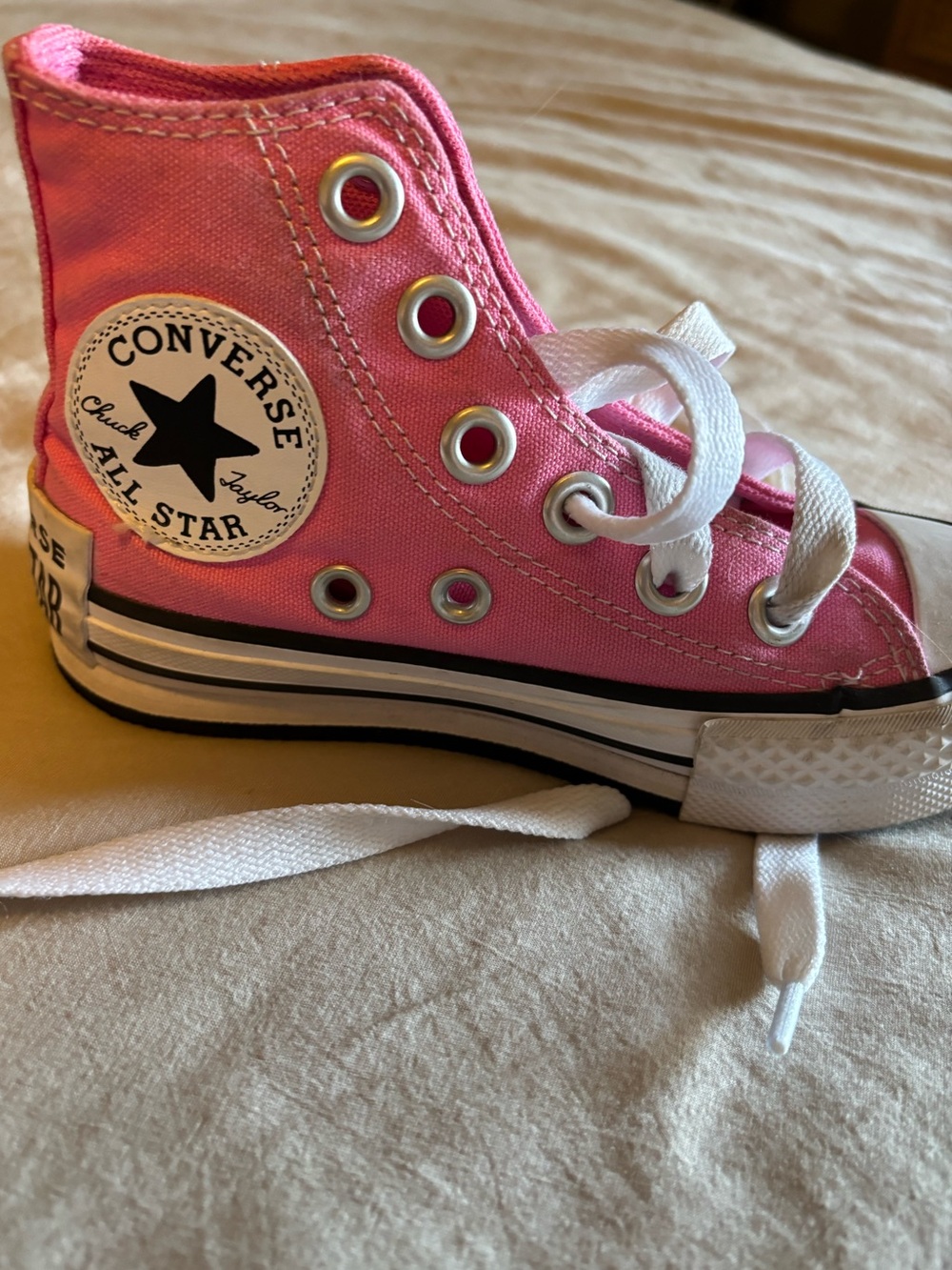 Converse Kids Pink High Top Chuck Taylor Sneaker